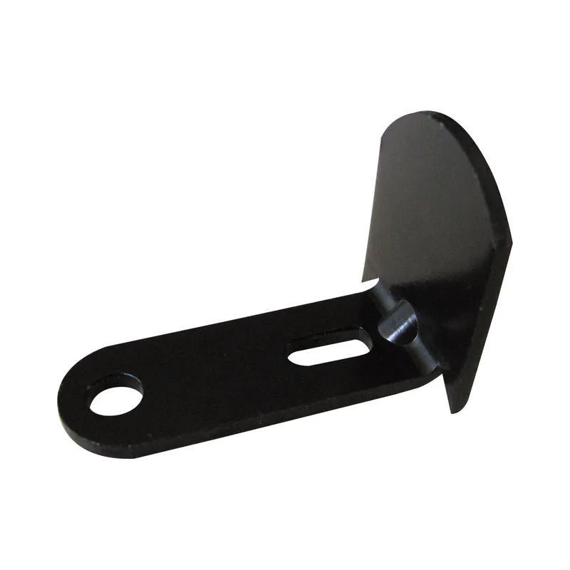 1 x Battement long coudé réglable pour espagnolette de volet 20MM Noir