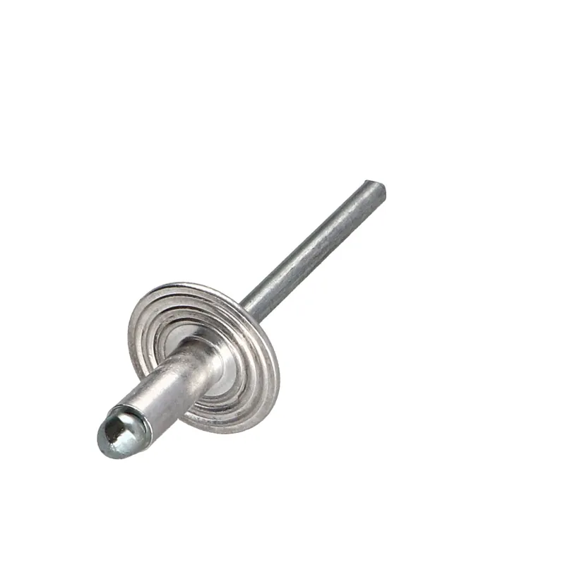 1 x Rivet aveugle Aluminium Tige acier 3.2X8 Tête Large