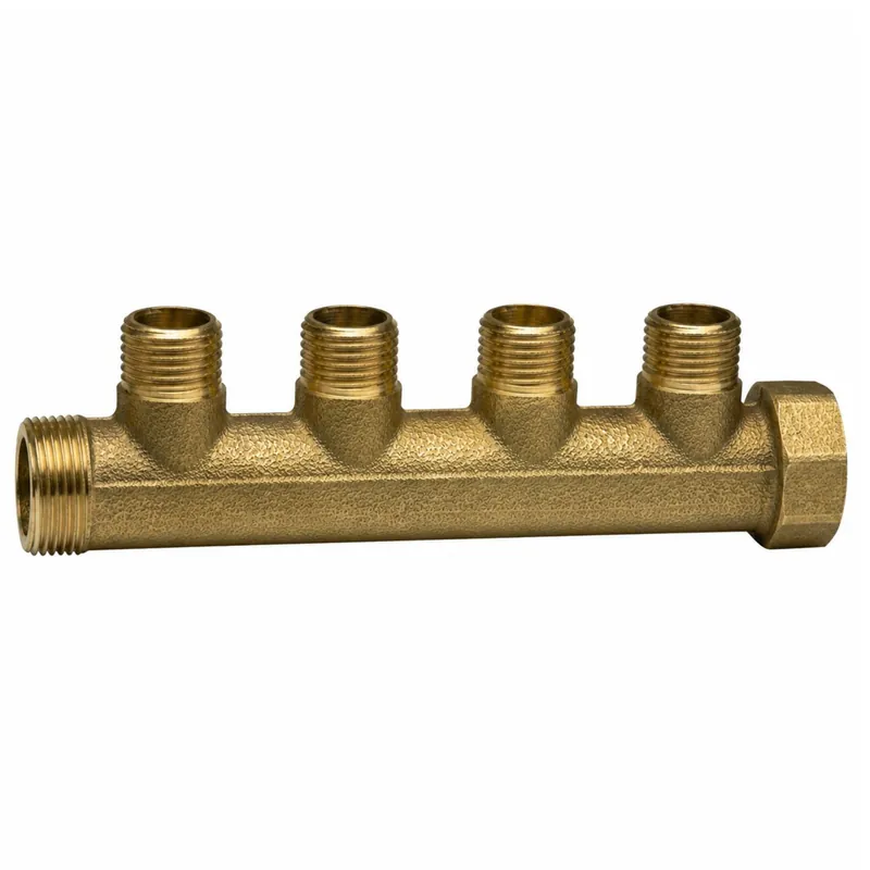 1 x Collecteur 1" Mâle femelle 4 sorties Laiton