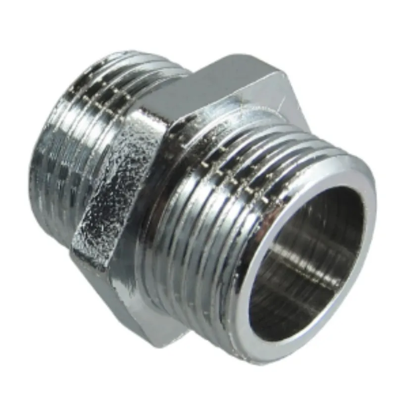 1 x Mamelon figure 280 Mâle / Mâle 3/4" Laiton chrome