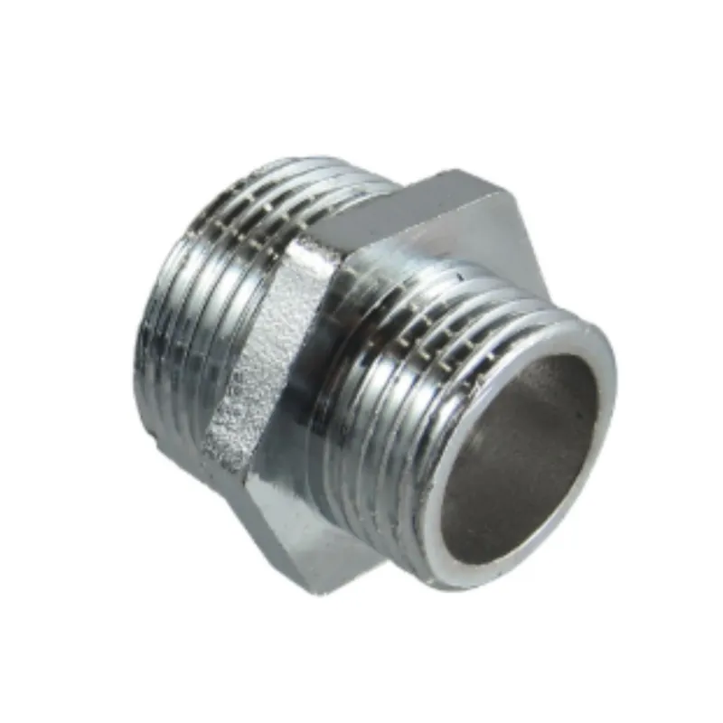 1 x Mamelon réduit figure 245 Mâle / Mâle 1/2" X 3/4" Laiton chrome