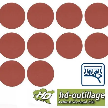 disque abrasif velcro 125mm sans trou (grain 40 à 2000)