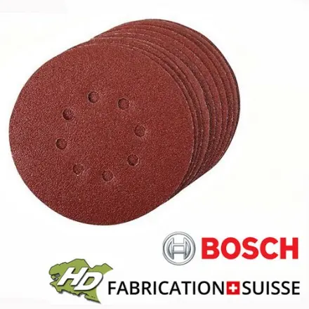disque abrasif velcro 150mm 8 trous BOSCH