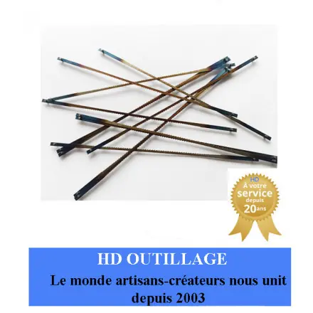 lame scie à chantourner 127mm avec ergot TPI 18