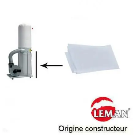 sac à copeaux bois D.500mm longueur 1250mm
