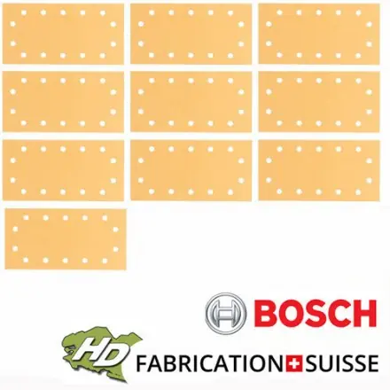 patin abrasif bosch autoagrippant 115x230 mm 14 trous