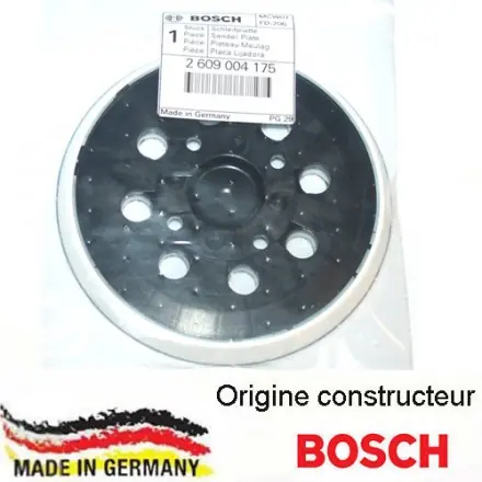 plateau de ponçage pour ponceuse excentrique Bosch 2609004175