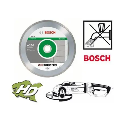 disque diamant Bosch coupe carrelage en céramique 125mm