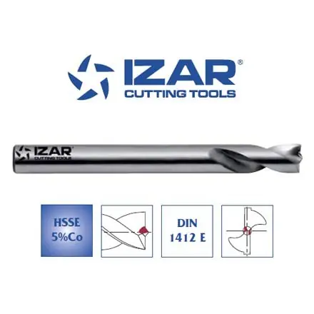 foret à dépointer Izar HSSE 5%cobalt DIN1412E 6 mm