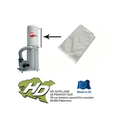 sac de filtration 35 microns sciure de bois D.500mm