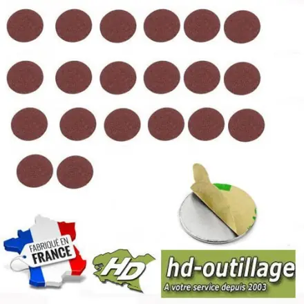 disque abrasif autocollant 510 mm sans trou (grain 40 à 600)