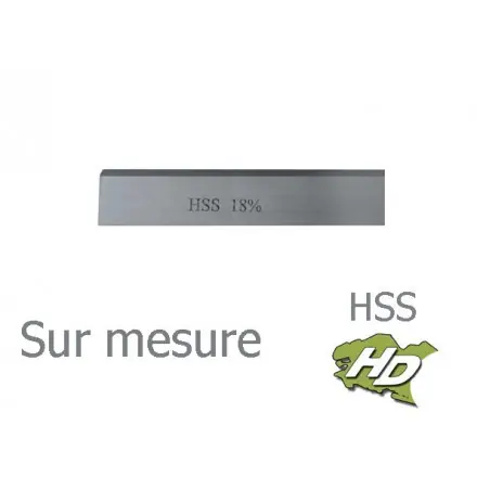 fer de dégauchisseuse HSS18% - 155x30x3 mm