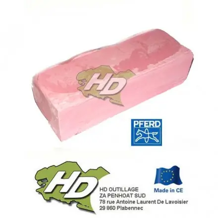 pâte à polir PFERD rose 1.1Kg polir les métaux