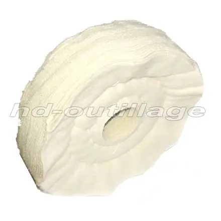 disque flanelle cousue pour polissage 150x20x32 mm