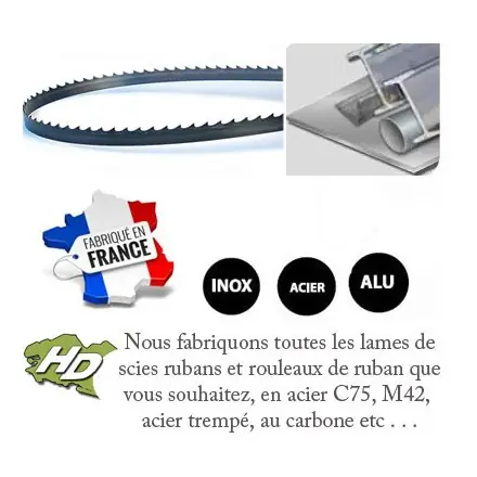 lame scie ruban bimétal M42 1425x13 mm