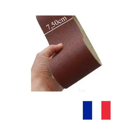 bande joint bord bord corindon supérieur 75x610 mm gr 24 à 600