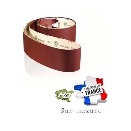 bande papier corindon supérieur 200x6650 mm gr 24 à 600