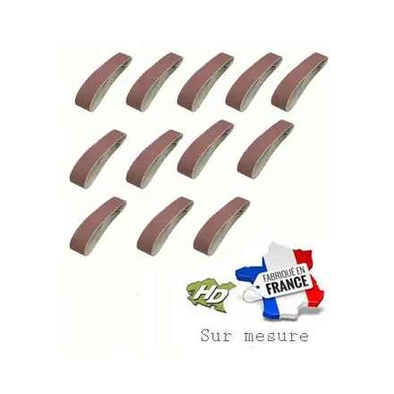 bande abrasive corindon 25x1120 mm grain 24 à 180