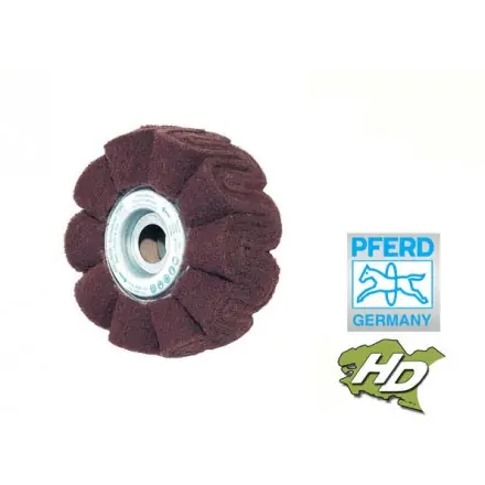 roue de ponçage en fibres ondulées polinox PNG D.200x50 mm