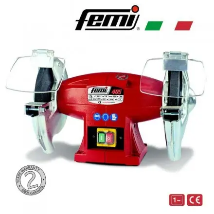 touret à meuler Femi 405 avec meules - 500W 200 mm