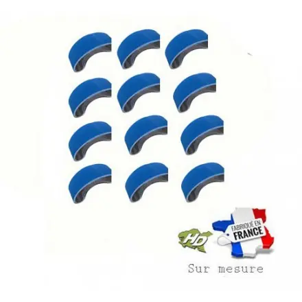 12 bandes abrasives zirconium 100X610 mm