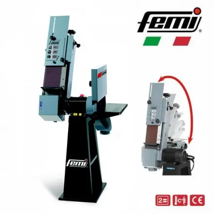 Ponceuse combinée stationnaire Femi 539B orientable - 1350/1600W 400V