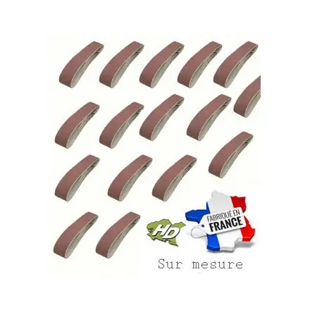 bande abrasive ponceuse 37X473 mm grain 24 à 180